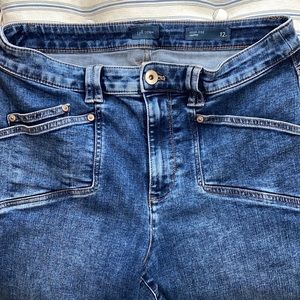 J Jill denim crops